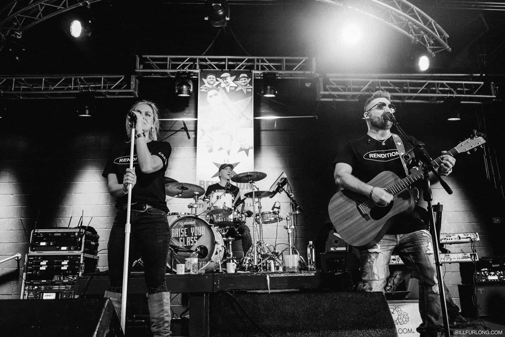 Raise Your Glass performing I Wanna Dance With Somebody live.