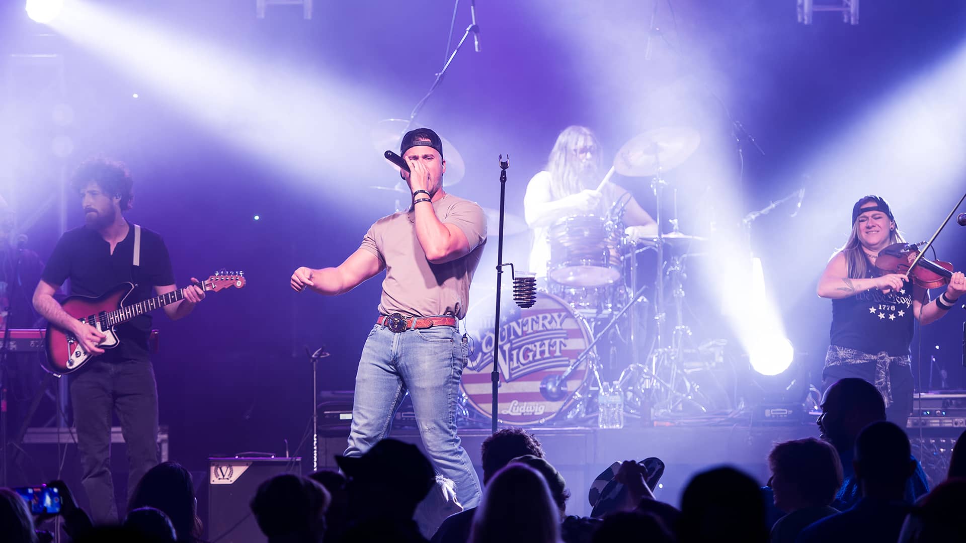 Promotional photo of The Country Night performing live
